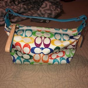 Coach Rainbow Makeup/Mini Bag